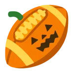 アメフト + ハロウィンかぼちゃ