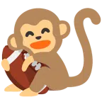 アメフト + サルの顔