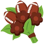 アメフト + 花束