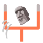 アメフト + モアイ