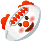 アメフト + ピエロの顔