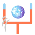 アメフト + ミラーボール