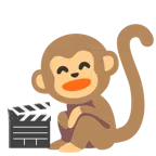 Affengesicht + Filmklappe