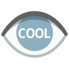 ojo + botón COOL