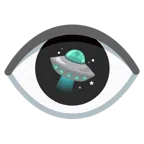 ojo + platillo volante