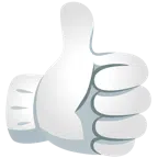 pulgar hacia arriba + cara de payaso