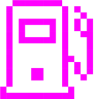 Computerspiel-Monster + Tanksäule