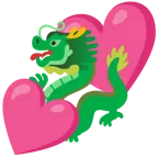 dos corazones + dragón