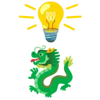 lâmpada + dragão
