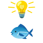 lâmpada + peixe