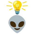 lâmpada + alienígena