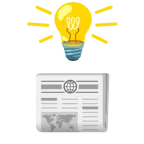 lâmpada + jornal