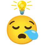 lampadina + faccina assonnata