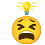 lâmpada + rosto cansado