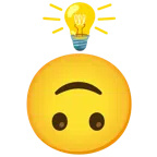 lampadina + faccina sottosopra