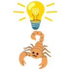 lâmpada + escorpião