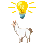 lâmpada + lhama