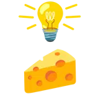 lâmpada + queijo