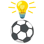 lâmpada + bola de futebol