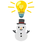lâmpada + boneco de neve sem neve