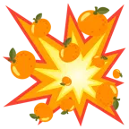 Zusammenstoß + Mandarine
