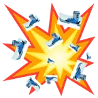 Zusammenstoß + Ski