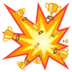 Zusammenstoß + Pokal