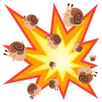 Zusammenstoß + Schnecke