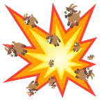 Zusammenstoß + Ziege
