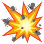 Zusammenstoß + Spinne