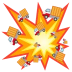 Zusammenstoß + Lieferwagen