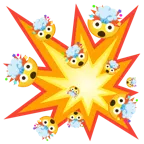 Zusammenstoß + explodierender Kopf