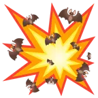Zusammenstoß + Fledermaus