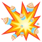 Zusammenstoß + Cupcake