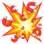 Zusammenstoß + Magnet