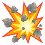 Zusammenstoß + Felsen