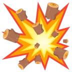 Zusammenstoß + Holz