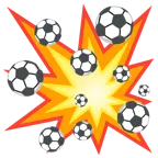 Zusammenstoß + Fußball