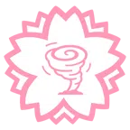Blumenstempel + Wirbelsturm