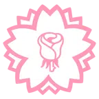 Blumenstempel + Rose