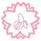 Blumenstempel + Banane