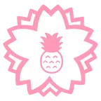 Blumenstempel + Ananas