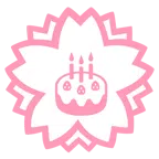 Blumenstempel + Geburtstagskuchen