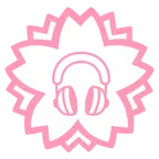Blumenstempel + Kopfhörer