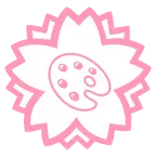 Blumenstempel + Mischpalette