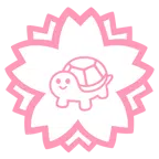 Blumenstempel + Schildkröte