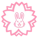 Blumenstempel + Hasengesicht