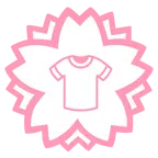 Blumenstempel + T-Shirt
