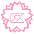 Blumenstempel + Liebesbrief