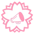 Blumenstempel + Megafon